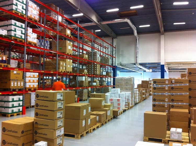 Warehouse pallets